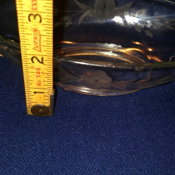 Vintage cut crystal candy dish - Picture 5 of 7